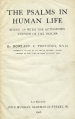 The Psalms in Human Life